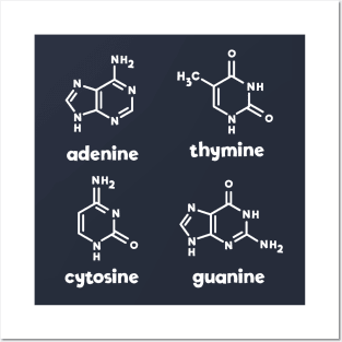 ATCG Science Molecule Chemistry Posters and Art